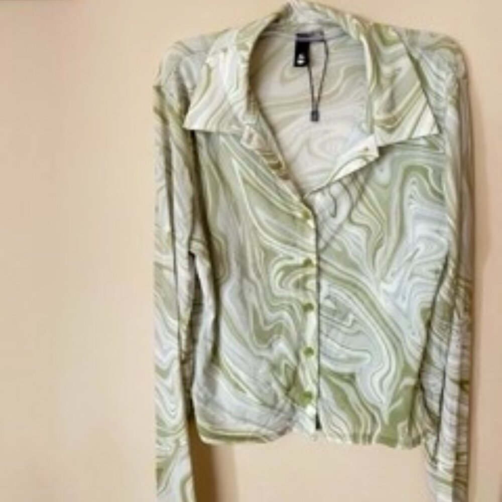 Womens long sleeved blouse